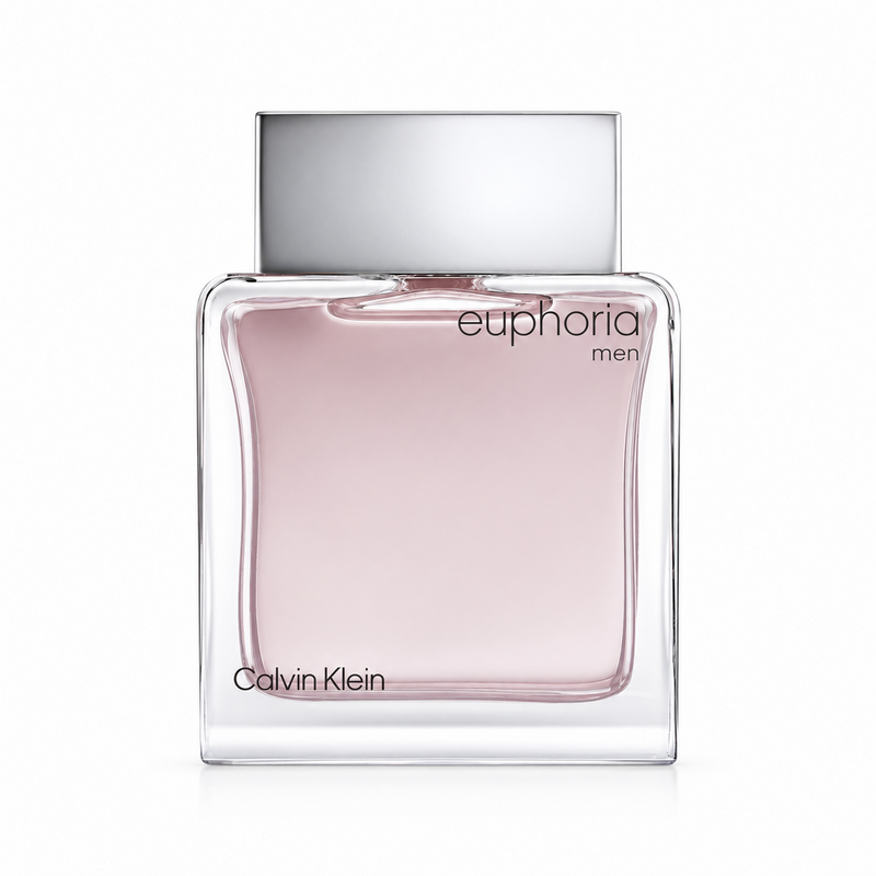 Calvin Klein Euphoria for Men Eau de Toilette parfüümipudel valgel taustal