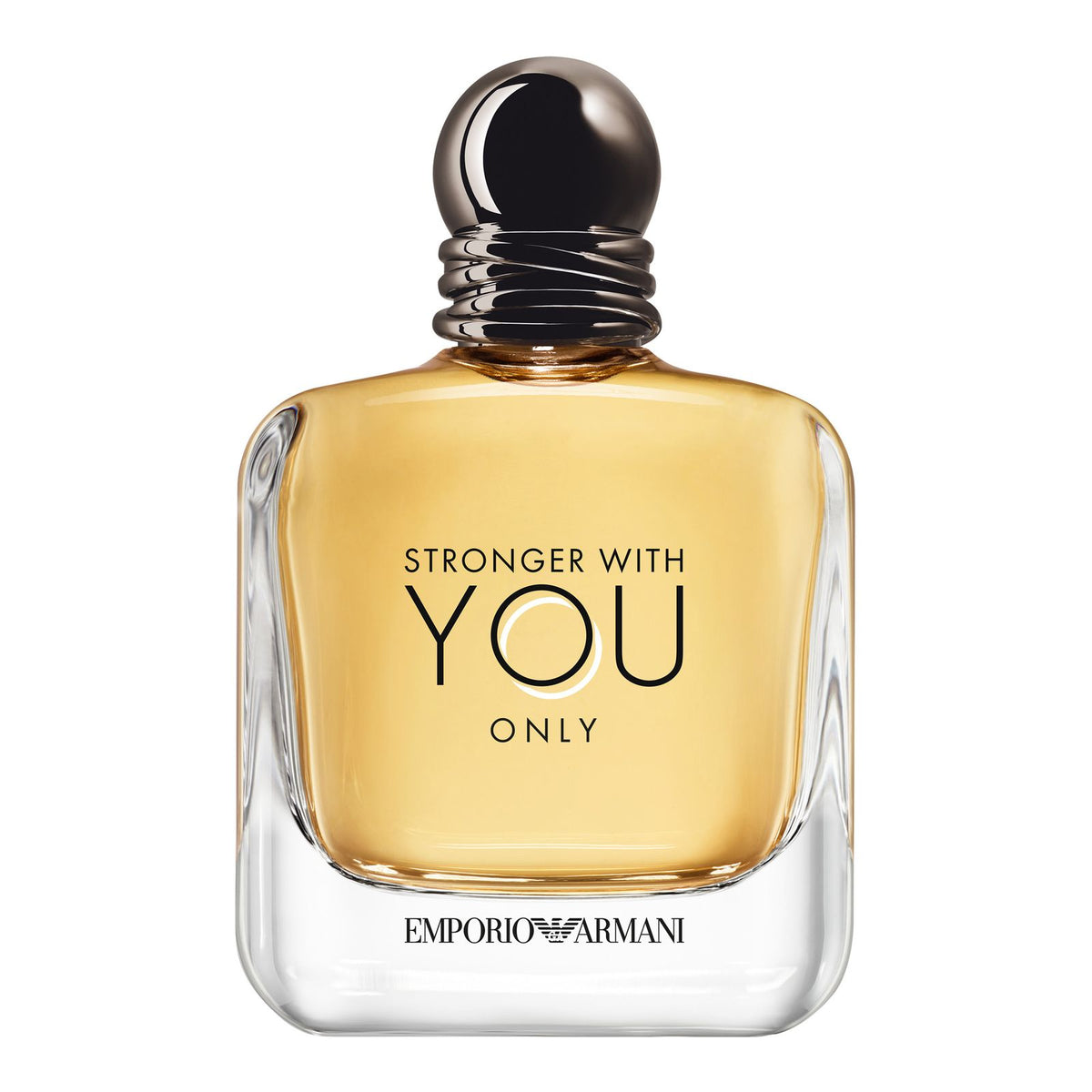 Emporio Armani Stronger With You Only Eau de Toilette parfüümipudel valgel taustal