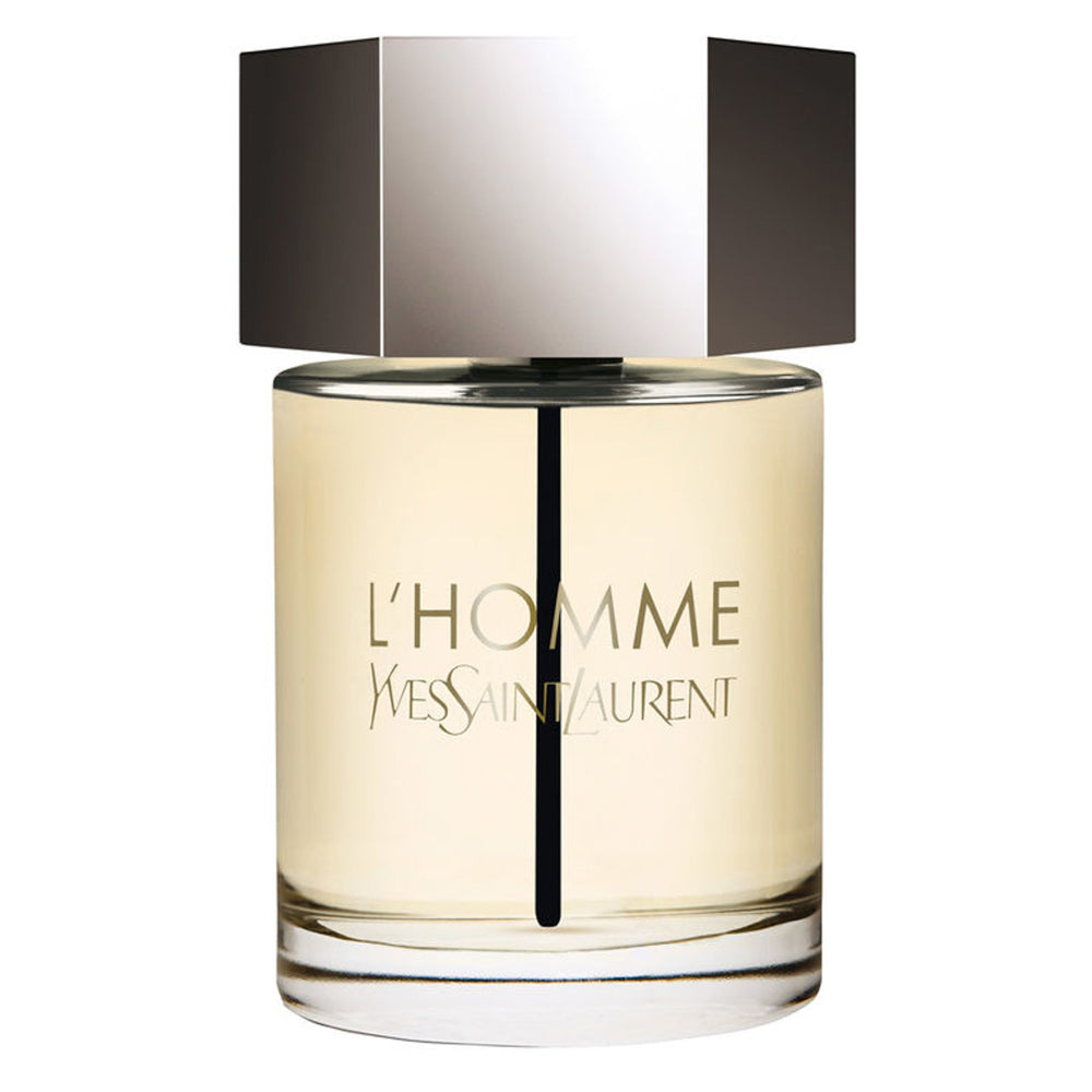 Yves Saint Laurent L’Homme Eau de Toilette parfüümipudel valgel taustal