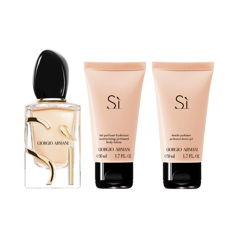 Giorgio Armani Sì EDP Refillable 50ml + Shower Gel 50 ml + Bodylotion 50ml