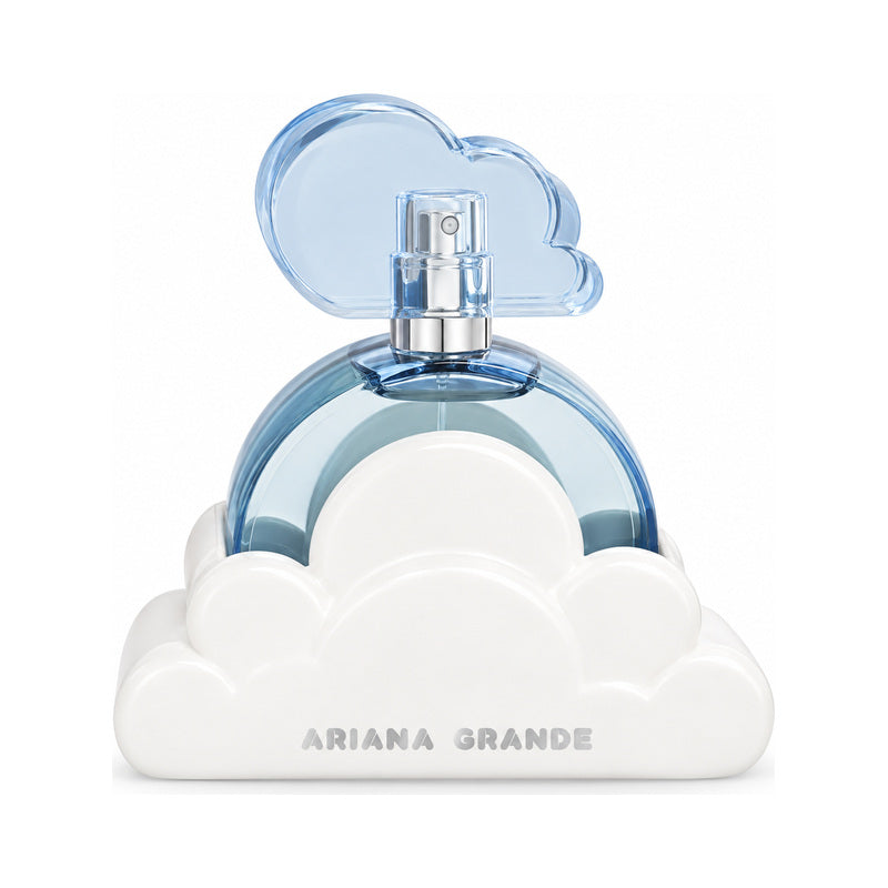 Ariana Grande Cloud Eau de Parfum parfüümipudel valgel taustal
