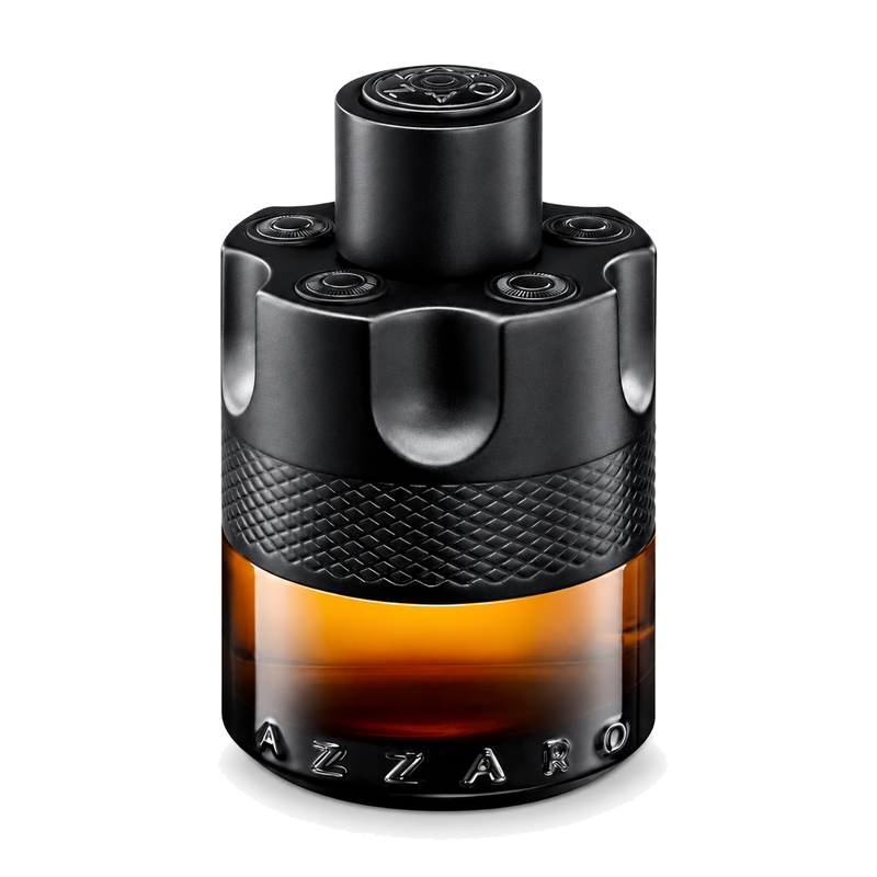 Azzaro The Most Wanted Parfum parfüümipudel valgel taustal