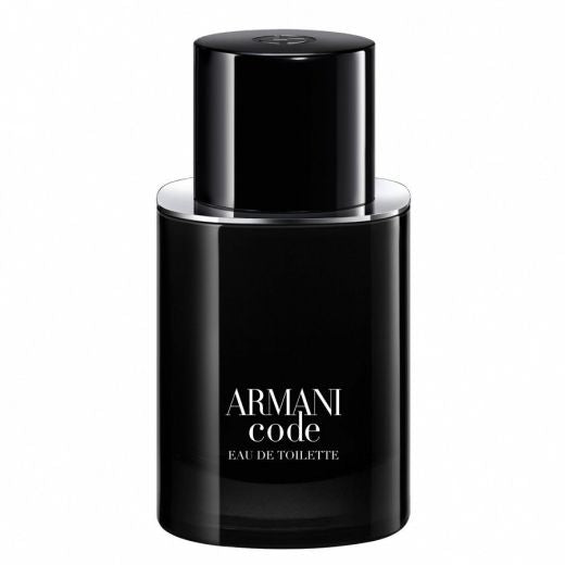 Giorgio Armani Code Eau de Toilette parfüümipudel valgel taustal
