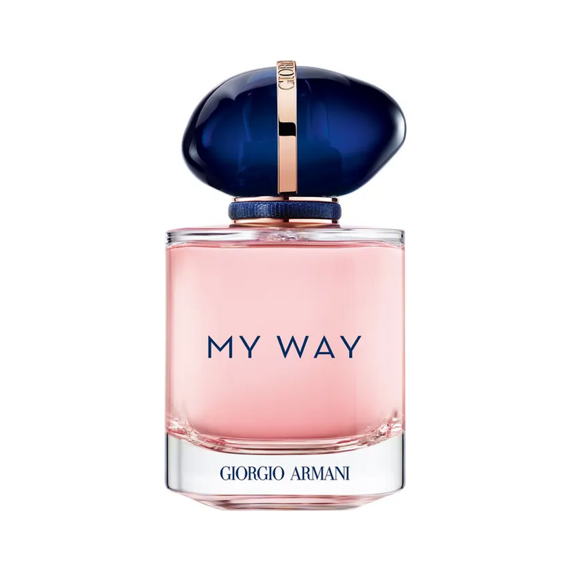 Giorgio Armani My Way Eau de Parfum parfüümipudel valgel taustal