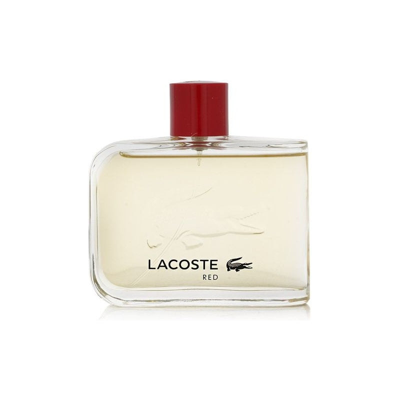 Lacoste Red Eau de Toilette parfüümipudel valgel taustal