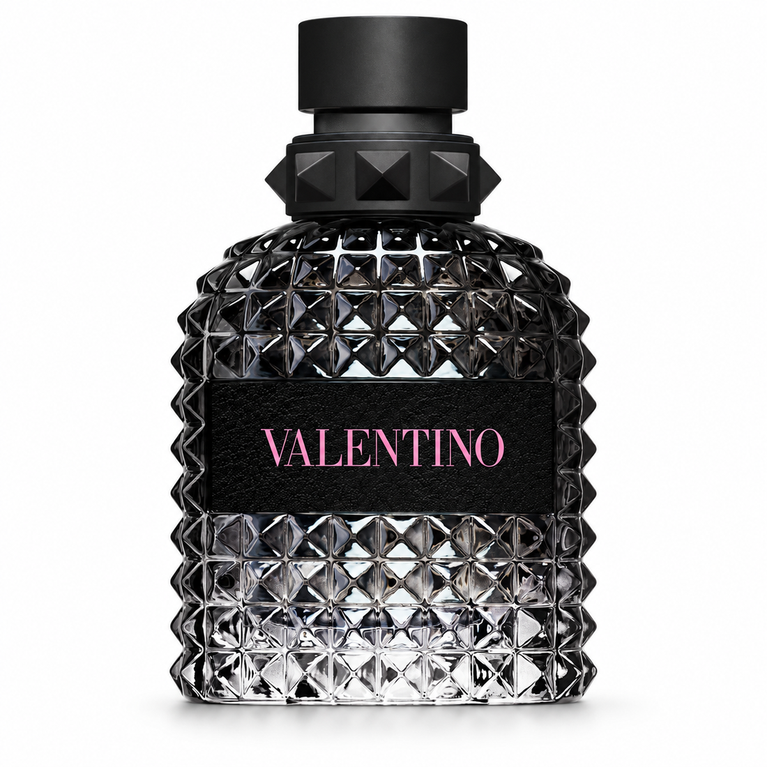 Valentino Uomo Born in Roma Eau de Toilette parfüümipudel valgel taustal