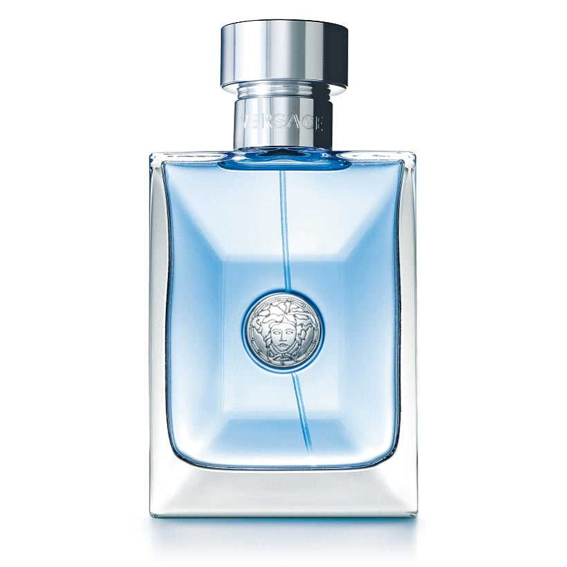 Versace Pour Homme Eau de Toilette parfüümipudel valgel taustal